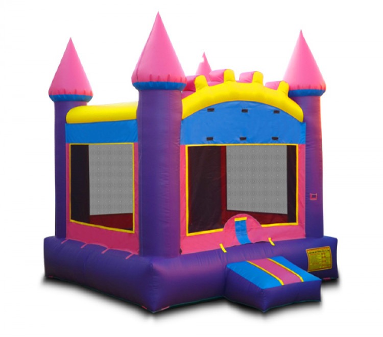 Girl Bouncy Castle Base TinyTanks Jumpers Manteca CA